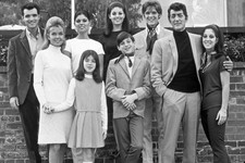 Dean Martin and family pose for a family portrait circa 1960's Old Photo picture