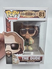 Funko POP The Big Lebowski The Dude #81 (Vaulted) New Shelf Wear W/protector picture
