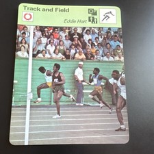 Edito-Service S.A. 1979 Track and Field Base Set Non-Sport Card Eddie Hart picture