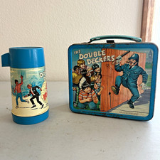 1970 The Double Deckers metal lunchbox and thermos by Aladdin picture