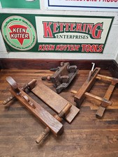 P112- 3 Antique Wood Planes for Parts or Restore incld. EW Carpenter picture