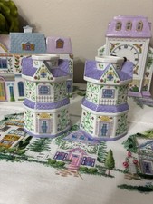 The Lenox Village Candlestick Holders Pair - Mint picture