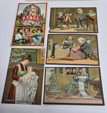 c1880's Trade Card Victorian Lady 5 cards picture