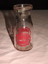 VINTAGE 1945 NATIONAL DAIRY PRODUCTS CORP SEALTEST HALF PINT   MILK BOTTLE picture