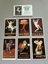Set of 6  DALKEITH  Postcards - Advertising CLASSIC POSTERS - JEAN   D'YLEN  Art picture