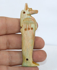 Unique Ancient Egyptian Pharaonic Civilization For Stone Anubis Pendant Amulet picture
