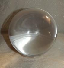 Vintage Big Clear Glass Round Healing Sphere Ball 5