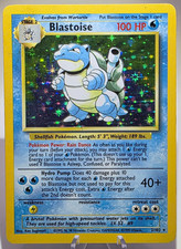 Wizards 1999 Pokémon Base Set Blastoise Holo Card 2/102 English picture