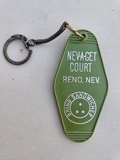 Vintage Hotel Key Fob Reno Nevada Nev-a-Get Court LAS VEGAS novelty picture