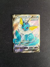 Vaporeon V (Full Art) Holo Ultra Rare SWSH07: Evolving Skies 172/203 NM picture