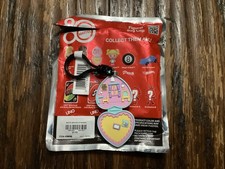 Mattel 80th Anniversary Figural Bag Clip Keychain POLLY POCKET COMPACT New Open picture