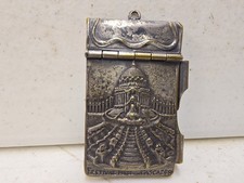 Antique 1904 Worlds Fair St Louis Festival Hall Cascades Pocket Notepad Case picture