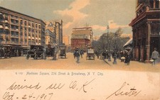 Madison Square 23d St & Broadway NY City 1907 Rotograph Postcard picture