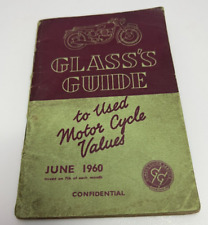 1960 Glass's Guide Motorcycle Scooter & 3 Wheeler Dealers Trade guide picture