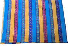 Vintage Disney Pocahontas Twin Flat Sheet Only- 1995 USA Cotton Blend picture