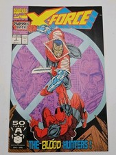 X-Force #2 (Marvel Comics September 1991) Deadpool 1st Appearance Weapon X Nm+ picture