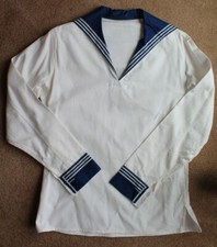 VINTAGE SOVIET USSR MILITARY NAVY ARMY ORIGINAL 1980th SUMMER SHIRT 39.5