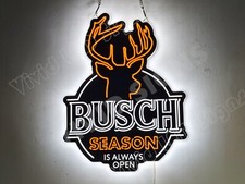 Deer Season Is Always Open Beer Lager Vivid LED Neon Sign With Dimmer 20