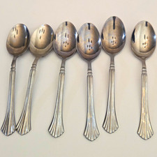 vintage Cambridge TRACY Stainless Steel China TEASPOON SPOON Flatware Lot 6 picture