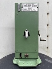 Vintage Schermack Model 310 D 3-Cent Sanitary Stamp Vending Machine (No Key) picture