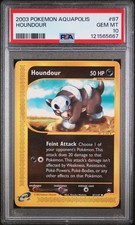 Houndour 87/147 Aquapolis Pokemon PSA 10 Pokemon TCG Vintage  picture