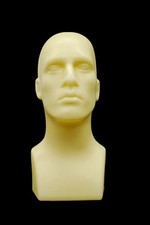2PCS Male Abstract Mannequin Head Light weight Style Display #PS-M-FT X2 picture