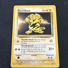 Electabuzz 20/102 Base Set 1999 Pokemon TCG WOTC English LP picture