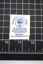 Umberto's Clam House Little Italy New York City Vintage Matchbook Full Unstruck picture