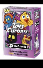 Topps 2025 Topps Chrome VeeFriends Blaster Box Refractor Trading Cards picture