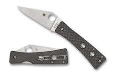 Spyderco Knives Watu Black Carbon Fiber G-10 20CV Stainless C251CFP Pocket Knife picture