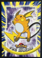 1999 Topps Pokemon TV Animation  #26 Raichu   Green logo  Near Mint picture