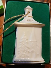 Lenox Porcelain Christmas Ornament, 1987, Peaceful Village, With Original Box picture