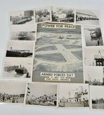 Vintage 1958 Fort Eustis Virginia Armed Forces Day Power Peace Photos & Brochure picture