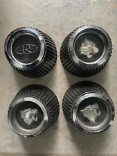 1965 Buick Electra 225-Riviera-Wildcat Factory Chrome Road Wheel Center Caps (4) picture