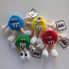 Lot of 4 M&M's World Las Vegas Plush Beanbags with Tags - Mint picture