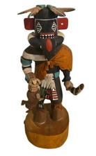 Delbert Haloo Kachina Left-Handed Hunter Animal Skin On Right Shoulder Zuni/Hopi picture