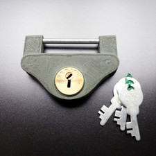 S.K.C. Padlock No.800 Size 2 70mm Vintage Japanese Industrial Warehouse Lock NOS picture