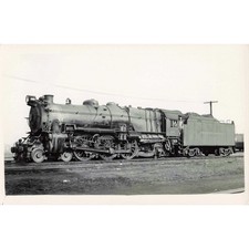 RPPC Pennsylvania Railroad PRR K4s Steam Locomotive 1361 Real Photo Postcard picture