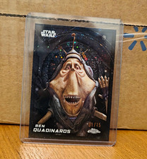 Topps 2024 Topps Chrome Star Wars Ben Quadinaros Serial Numbered 01/15 picture