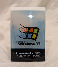 Microsoft Windows 95 Launch Team Lucite Award – Employee Release Gift  picture
