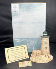 Harbour Lights Whaleback New Hampshire Lighthouse 127 1991 Box COA picture