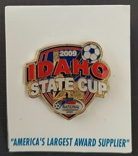 2009 IDAHO STATE CUP, SOCCER ~ NATIONAL TOURNAMENT SERIES ~ ENAMELED PIN on CARD picture