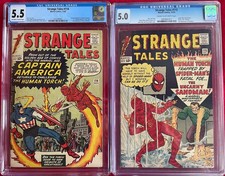 Strange Tales #114 & #115 CGC Graded (5.5 and 5.0) picture