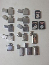 Vintage (4) Zippos (1) Zippo Insert, Warco Kalan, China, Cricket,Winston picture
