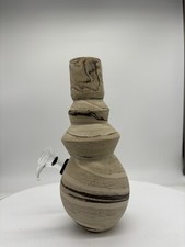 Handmade Ceramic Agateware Marble Clay Bubblers Bong Water Pipe By Josh Leonti  picture