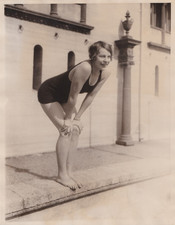 1926 Press Photo Swimmer Martha Norelius Sets 2 World Records at  Babcock Lake picture