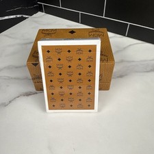 New RARE LEATHER MCM COLLECTIBLE NEW POKER PLAYING CARDS Sold Out Everywhere picture