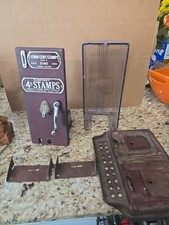 Vintage Schermack 4¢ Sanitary Stamp Vending Machine Cranks Mechanism Works Fine picture