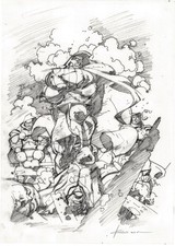KERON GRANT MARVEL DOCTOR DOOM  PENCIL SKETCH picture