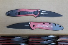 Kershaw Snap-On Leek, 1660GRDSO, Gradient Red-Black, Brand New Blem, RARE picture